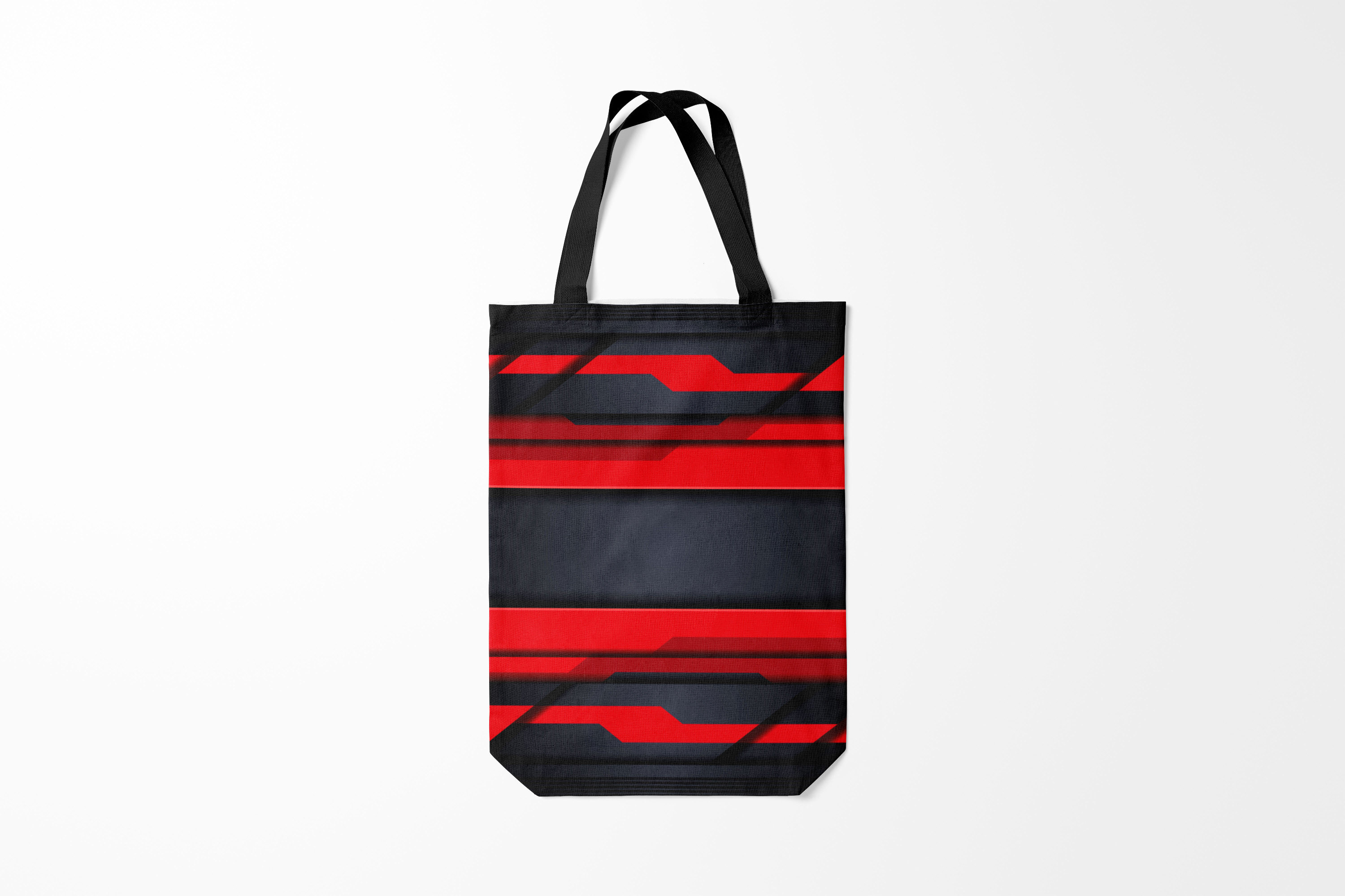 

Сумка шoппер унисекс Burnettie Модные Red and Black 3D abstract, серый, Модные Red and Black 3D abstract