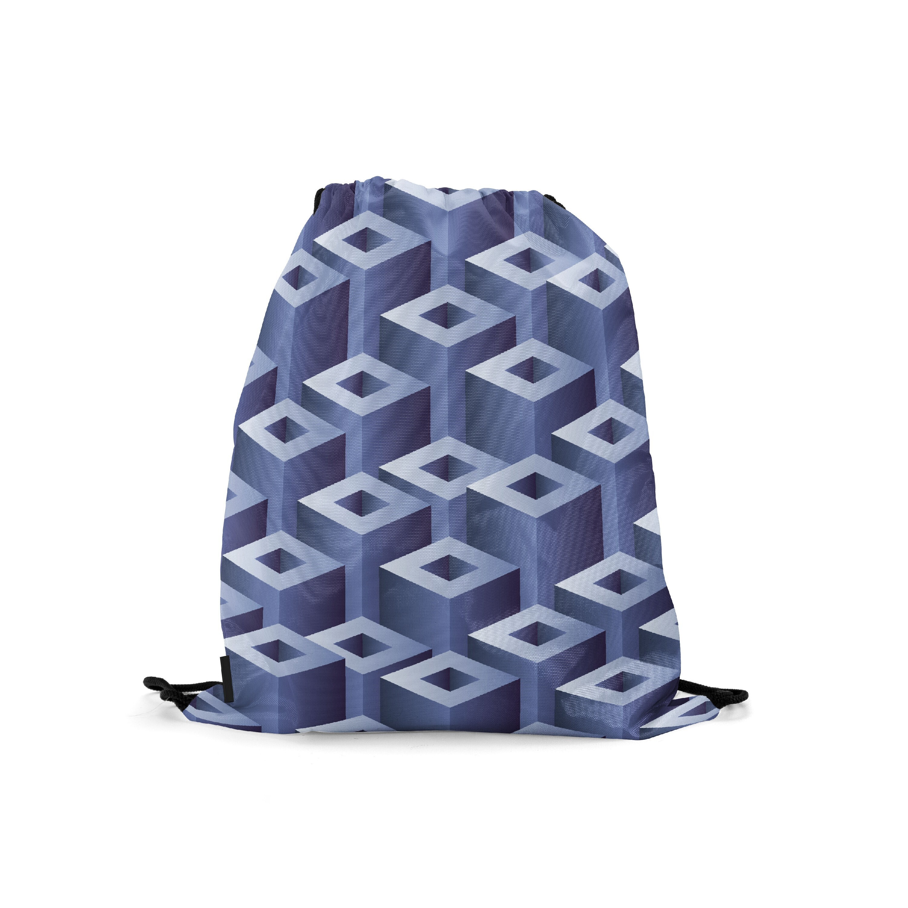 

Мешок-рюкзак для сменной обуви Burnettie GeometricArchitecturalPattern07, Синий