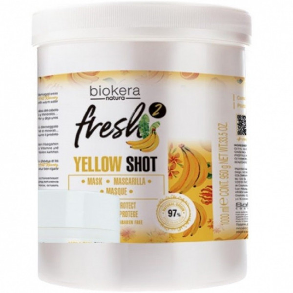 

Восстанавливающая маска с бананом Salerm Mask Fresh Yellow Shot 1000 мл