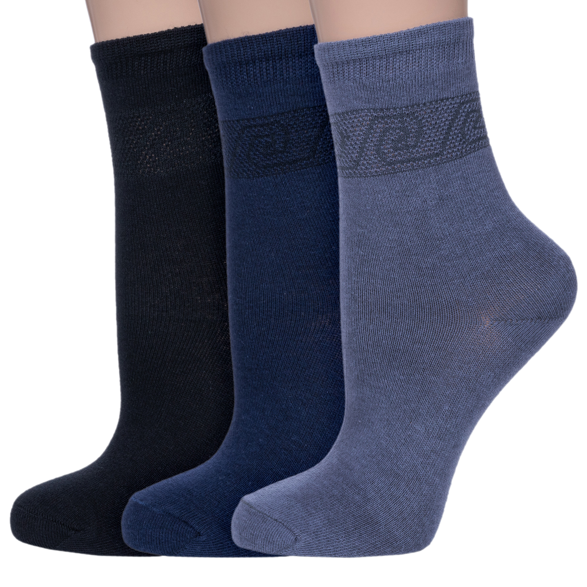 Комплект носков женских НАШЕ 3-422С1 разноцветных 25