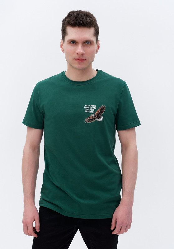 

Футболка мужская TSC 30-00 зеленая XXL, 30-00