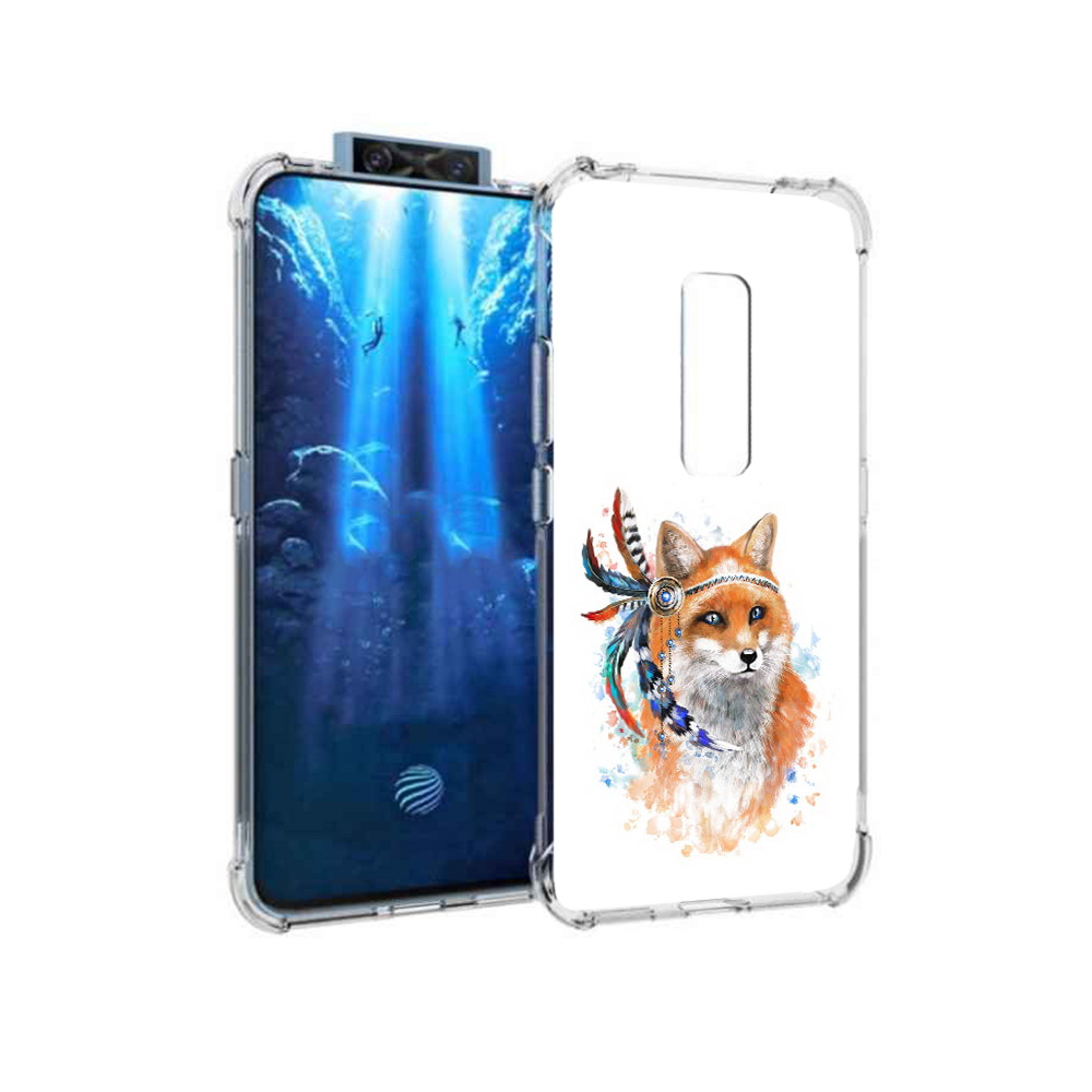 

Чехол MyPads Tocco для Vivo V17 Pro инду лиса (PT226965.387.377), Прозрачный, Tocco