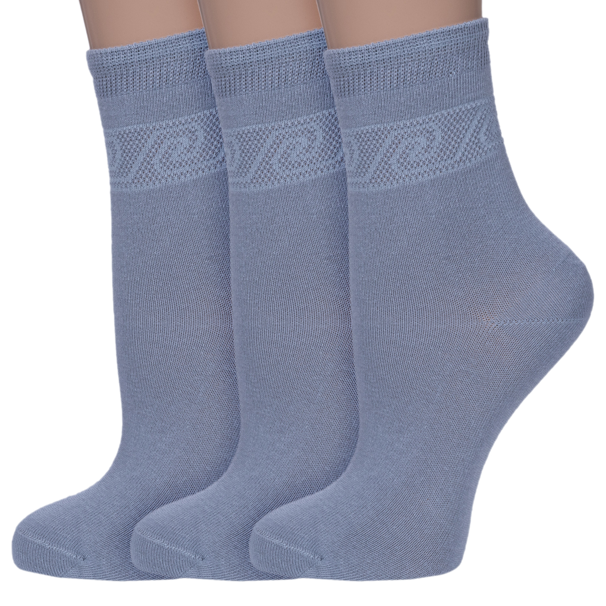 Комплект носков женских НАШЕ 3-422С1 серых 23