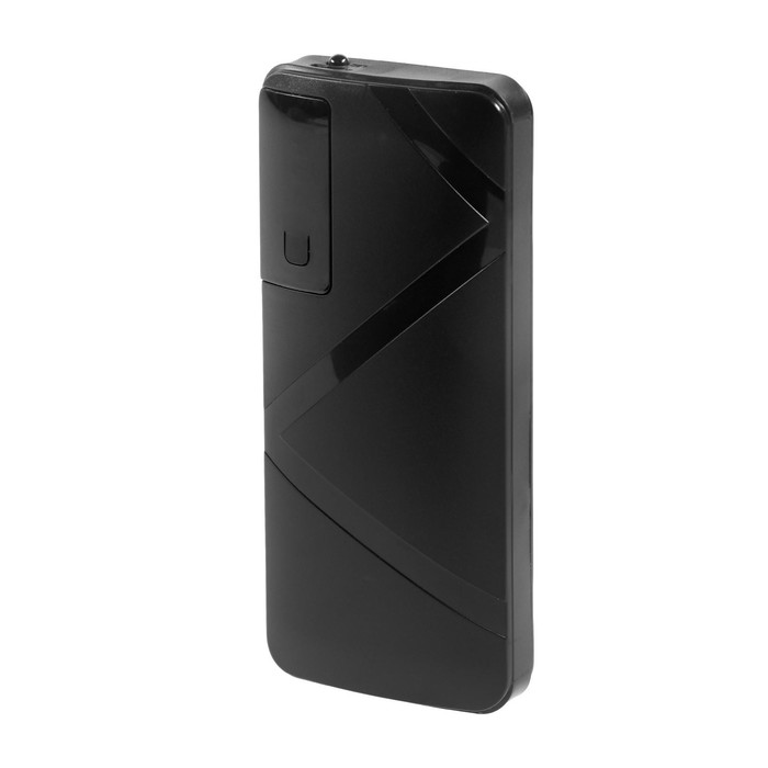 

Внешний аккумулятор LuazON PB-05 6000 мАч, 3 USB, 2 А, дисплей, фонарик, черный