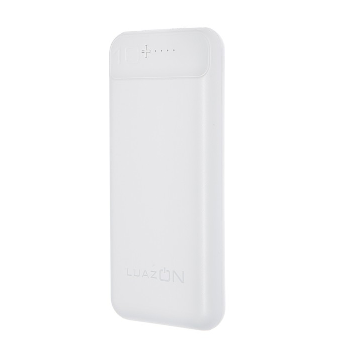 

Внешний аккумулятор LuazON PB-29 Li-Pol, 10000 мАч, 2 USB, Type-C, microUSB, 2.1 A/1 A