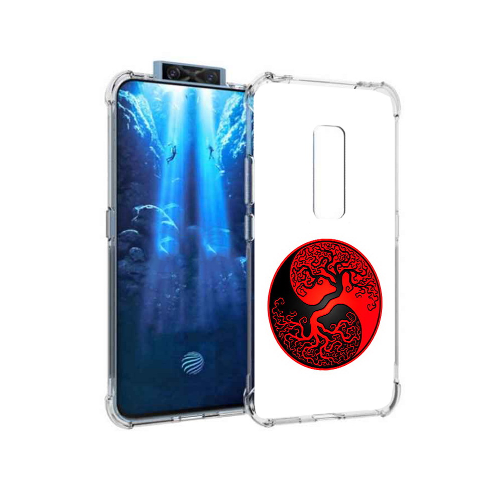 

Чехол MyPads Tocco для Vivo V17 Pro инь янь дерево (PT226965.387.379), Прозрачный, Tocco
