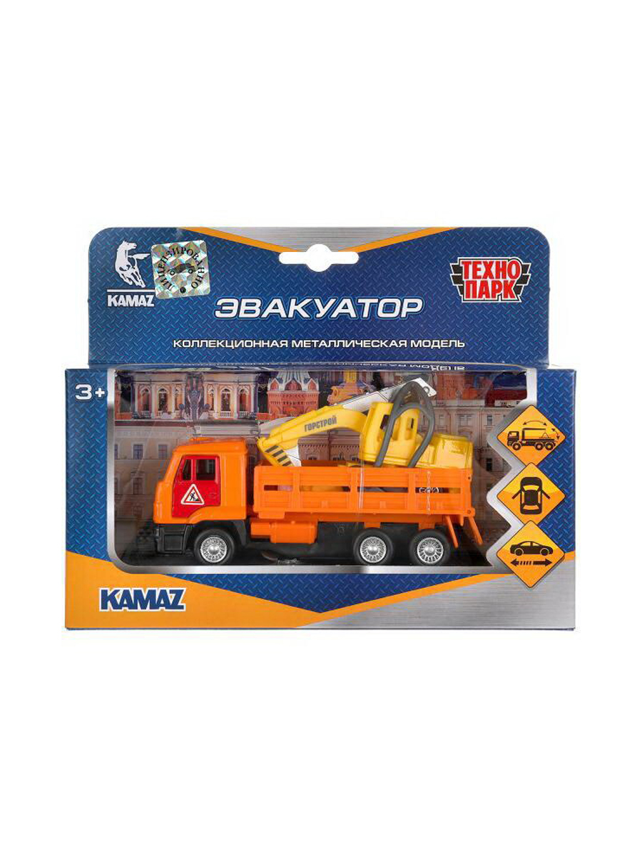 Машина Shantou Технопарк KAMAZ Эвакуатор 12 см SB-19-29-B-WB