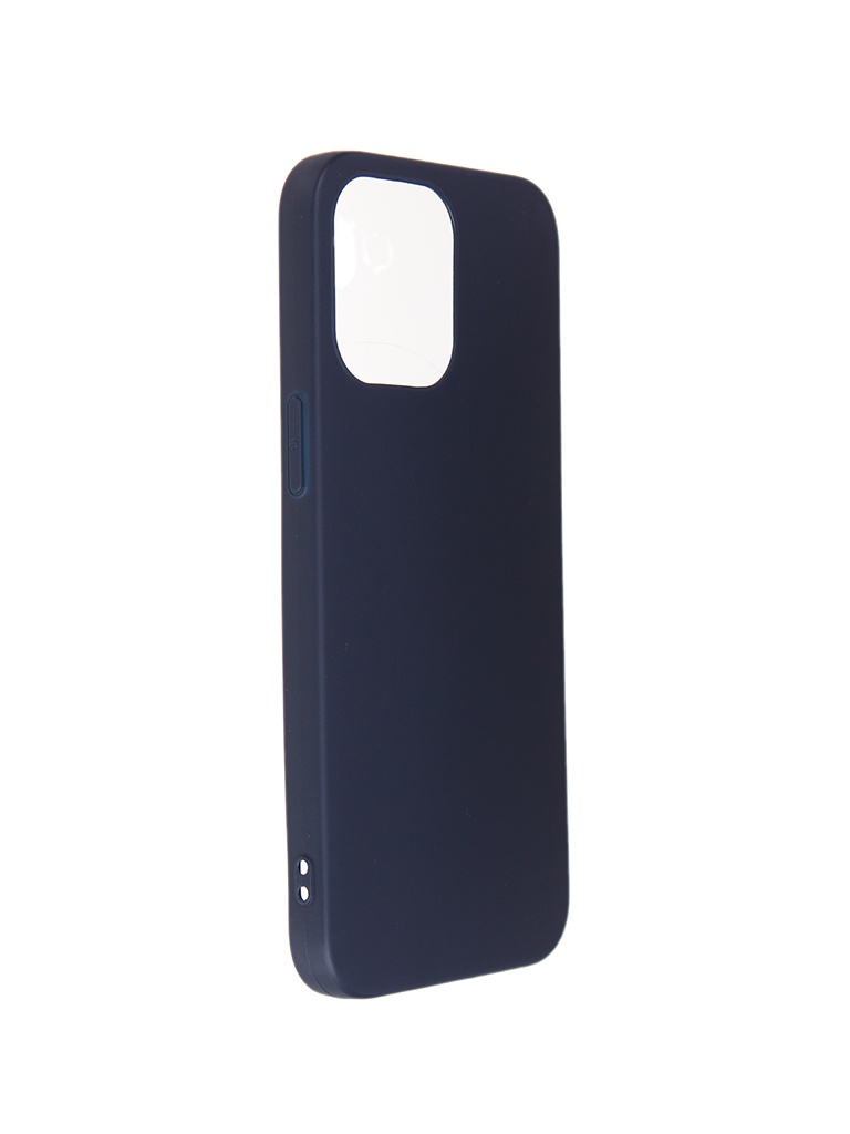 фото Чехол df для apple iphone 14 pro max silicone blue icase-33 df-group