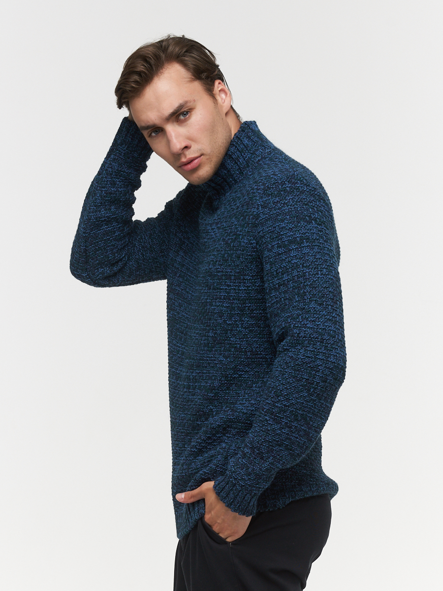 

Свитер мужской BY222-15031 BE YOU синий 46 RU, BY222-15031