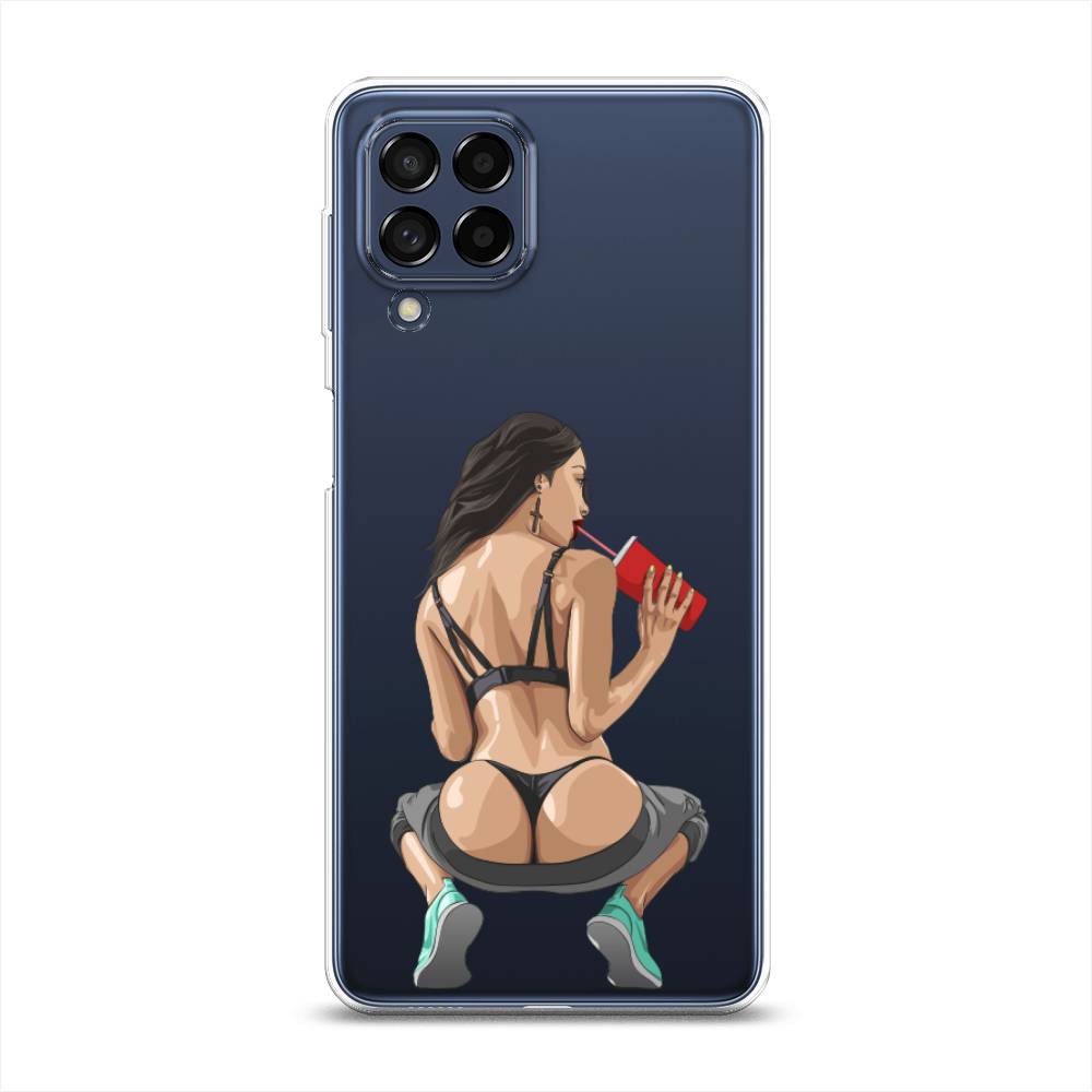

Чехол на Samsung Galaxy M53 "Сочные булочки", Бежевый;красный;черный, 2105850-6