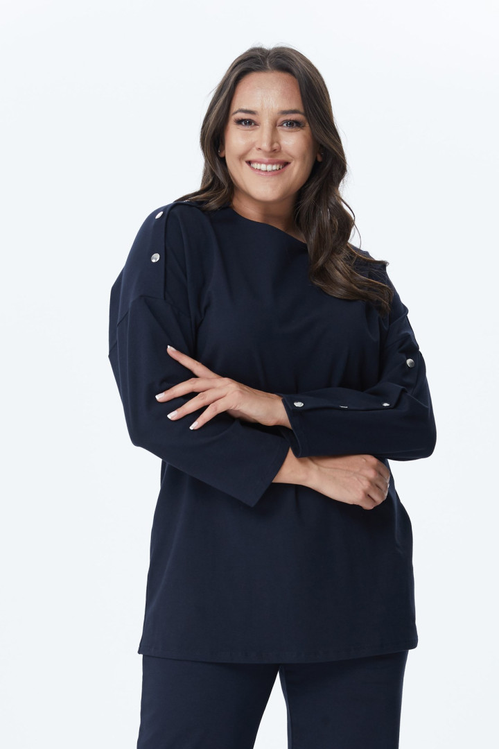 

Блуза женская Myline 398 черная 3XL (доставка из-за рубежа), 398