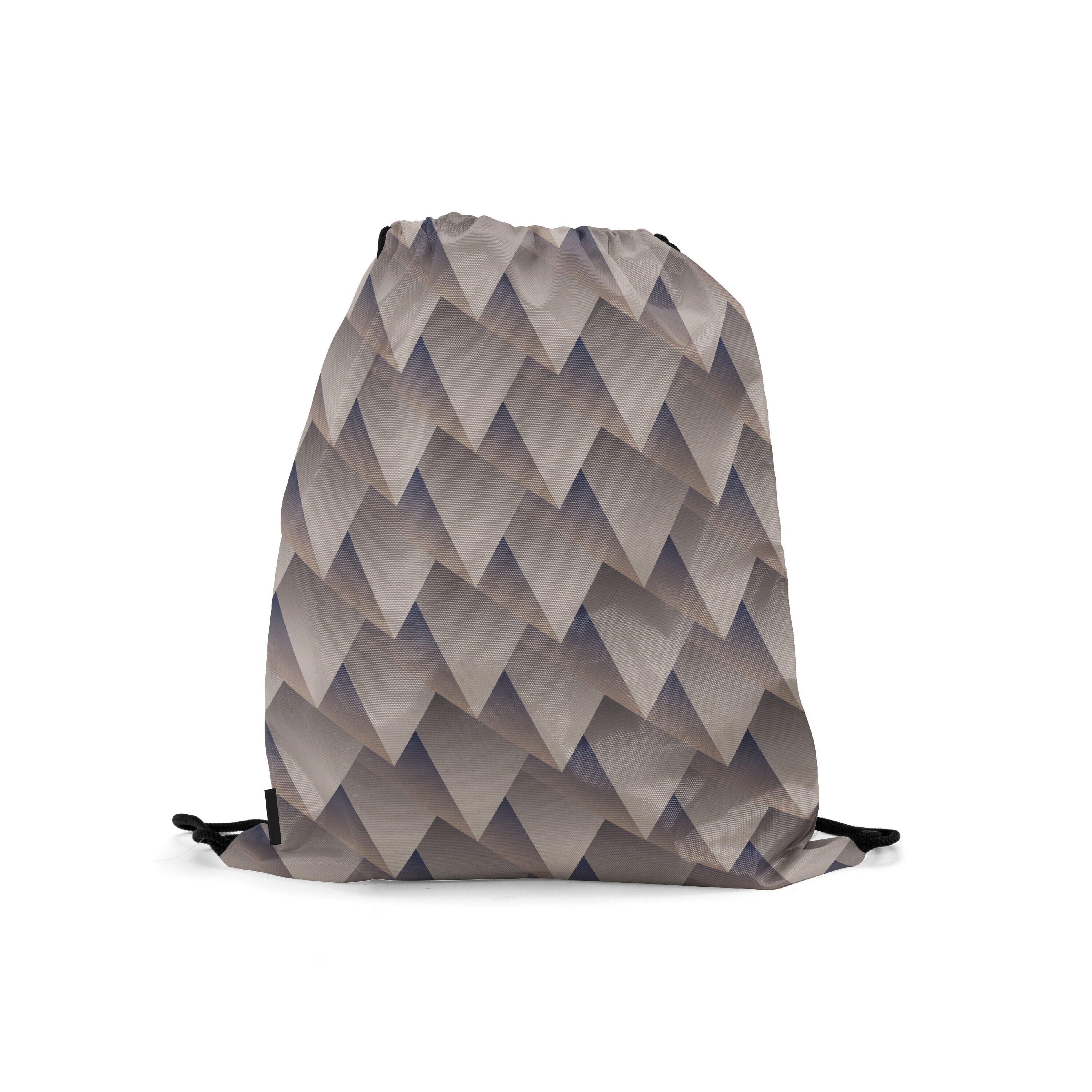 

Мешок-рюкзак для сменной обуви Burnettie GeometricArchitecturalPattern09, Серый
