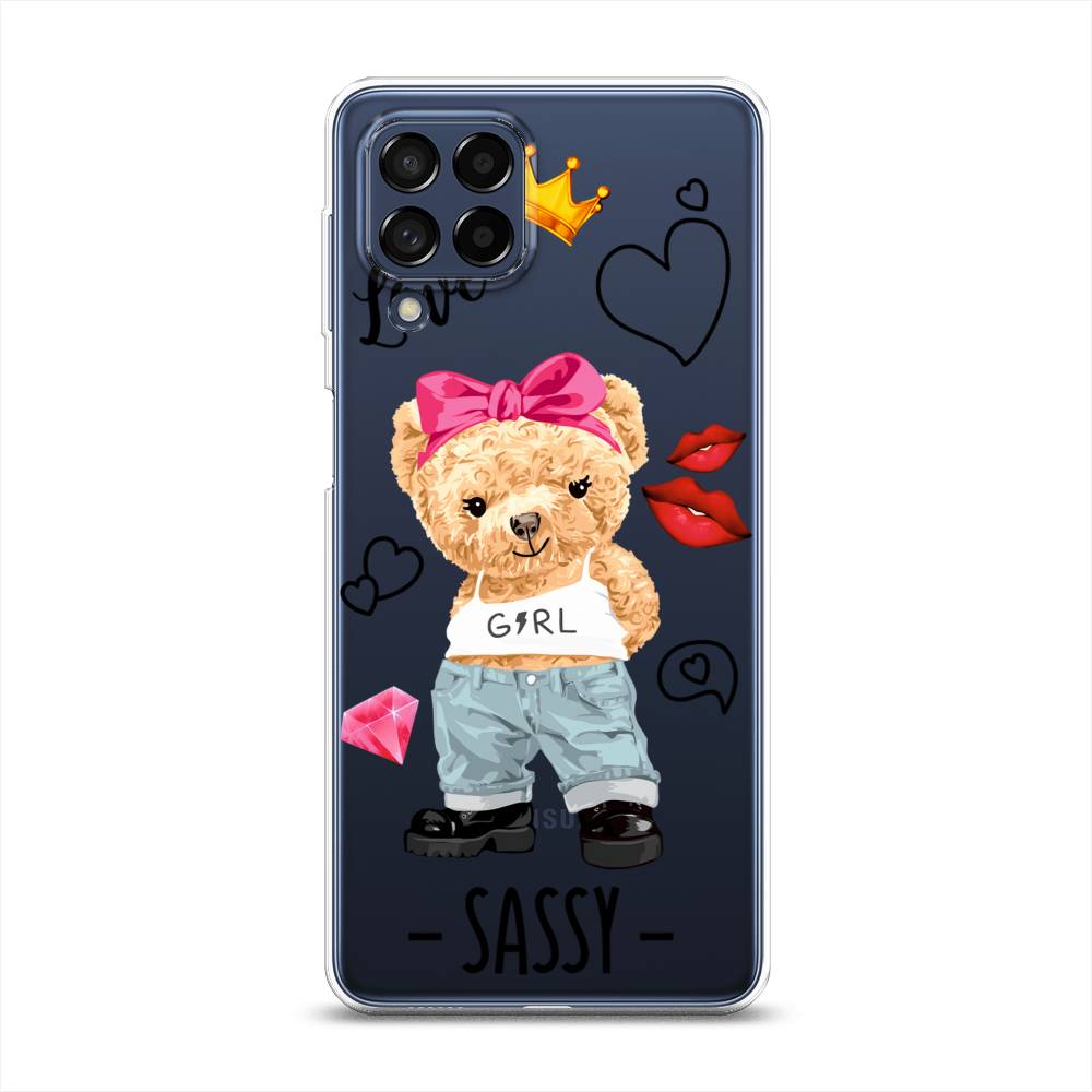 

Чехол на Samsung Galaxy M53 "Sugar Mommy", Голубой;белый;розовый, 2105850-6