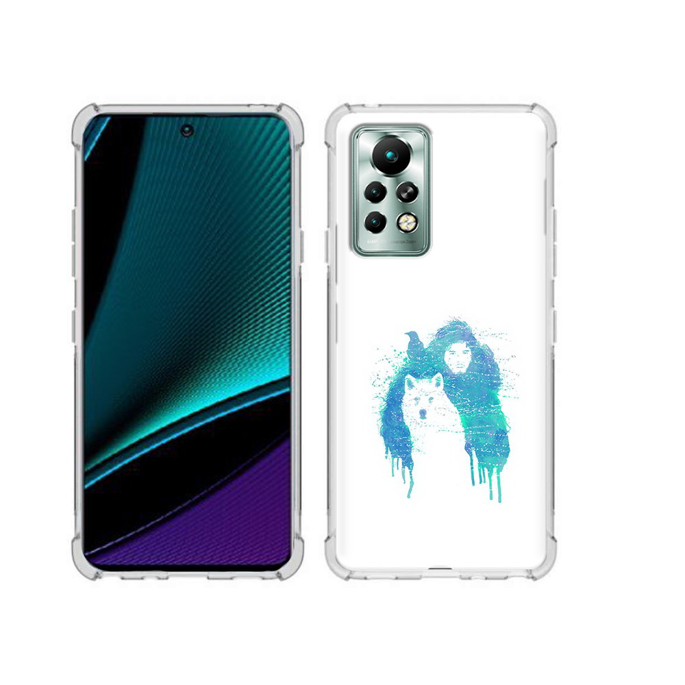 

Чехол MyPads Tocco для Infinix Note 11 Pro джон сноу, Прозрачный, Tocco