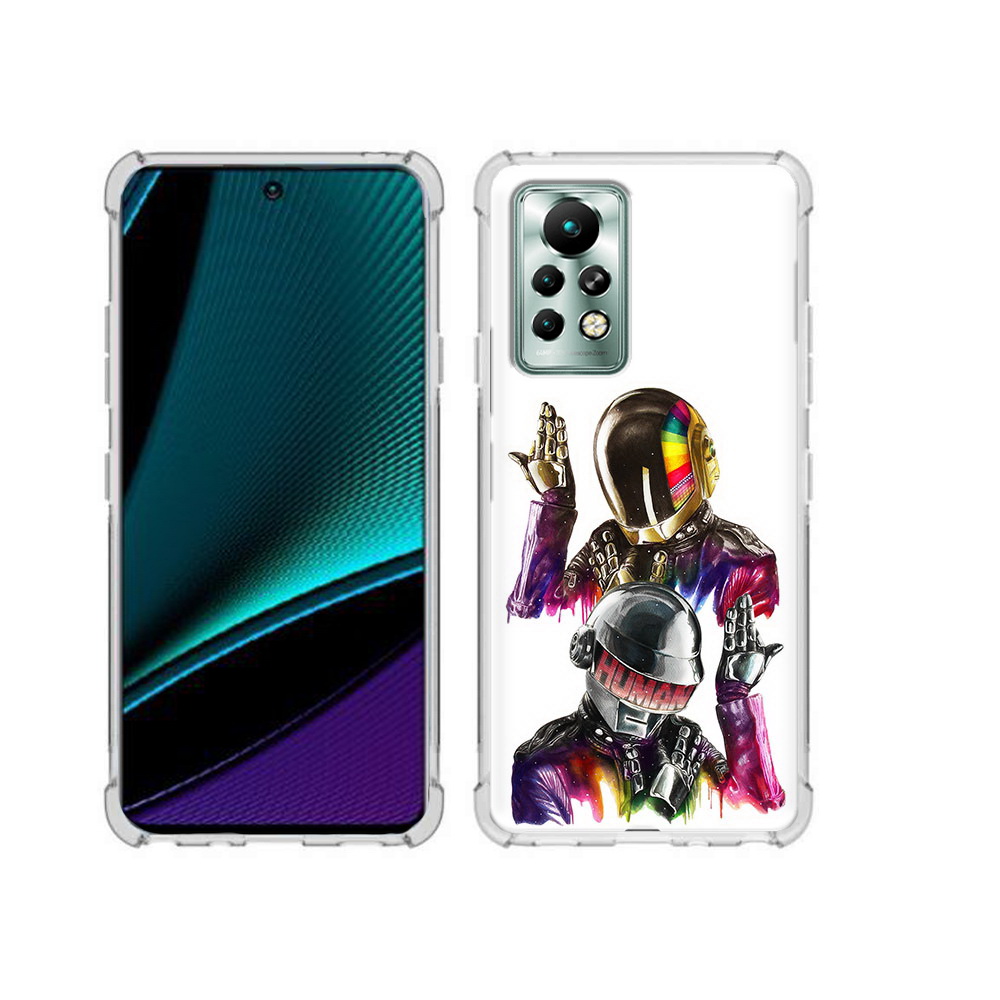 

Чехол MyPads Tocco для Infinix Note 11 Pro диско космонавты, Прозрачный, Tocco