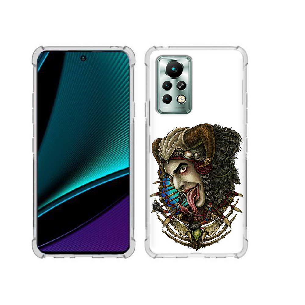

Чехол MyPads Tocco для Infinix Note 11 Pro длинный язык, Прозрачный, Tocco