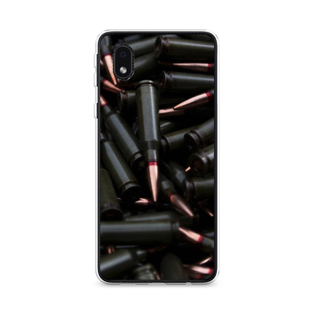 

Чехол Awog на Samsung Galaxy A01 Core / Самсунг A01 Core "Пули черные", Черный;коричневый, 2101250-5