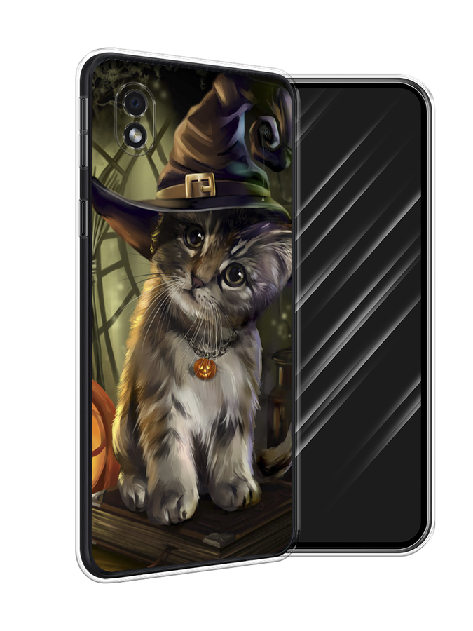 

Чехол Awog на Samsung Galaxy A01 Core / Самсунг A01 Core "Кот на Хэллоуин", Зеленый;серый, 2101250-2