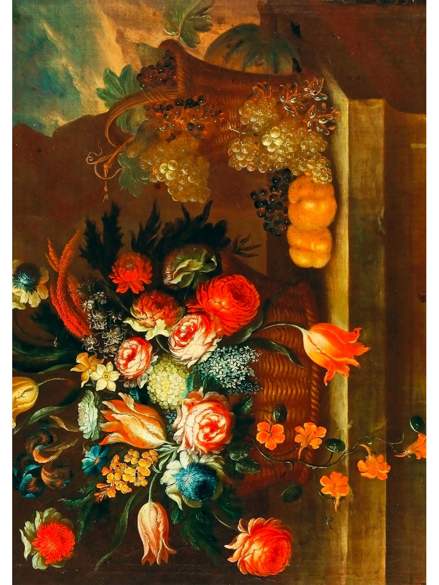 

Постер DRABS A3 Римская школа - Натюрморт с фруктом и цветком