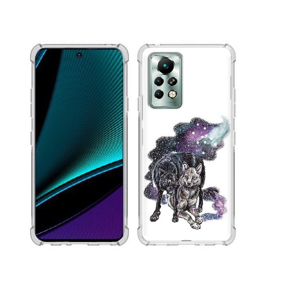 

Чехол MyPads Tocco для Infinix Note 11 Pro звездные волки, Прозрачный, Tocco