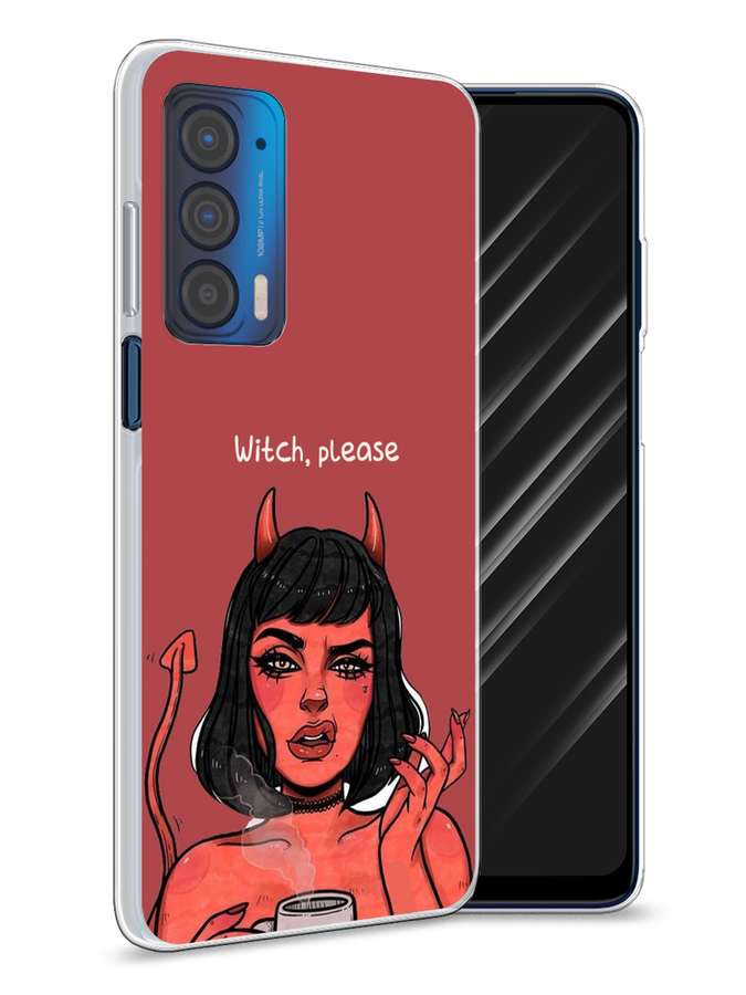 

Чехол Awog на Motorola Edge (2021) "Evil Girl", Разноцветный, 242950-6