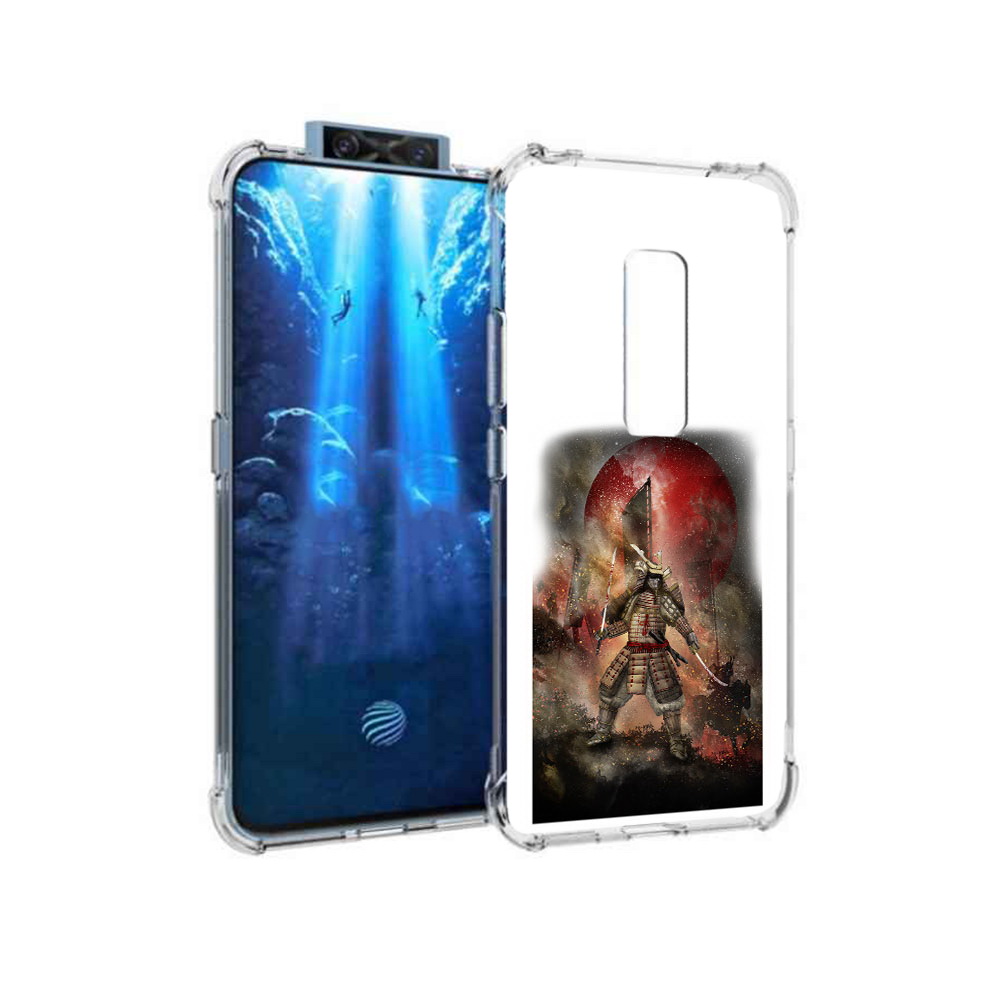 

Чехол MyPads Tocco для Vivo V17 Pro китайскийвоин (PT226965.387.388), Прозрачный, Tocco