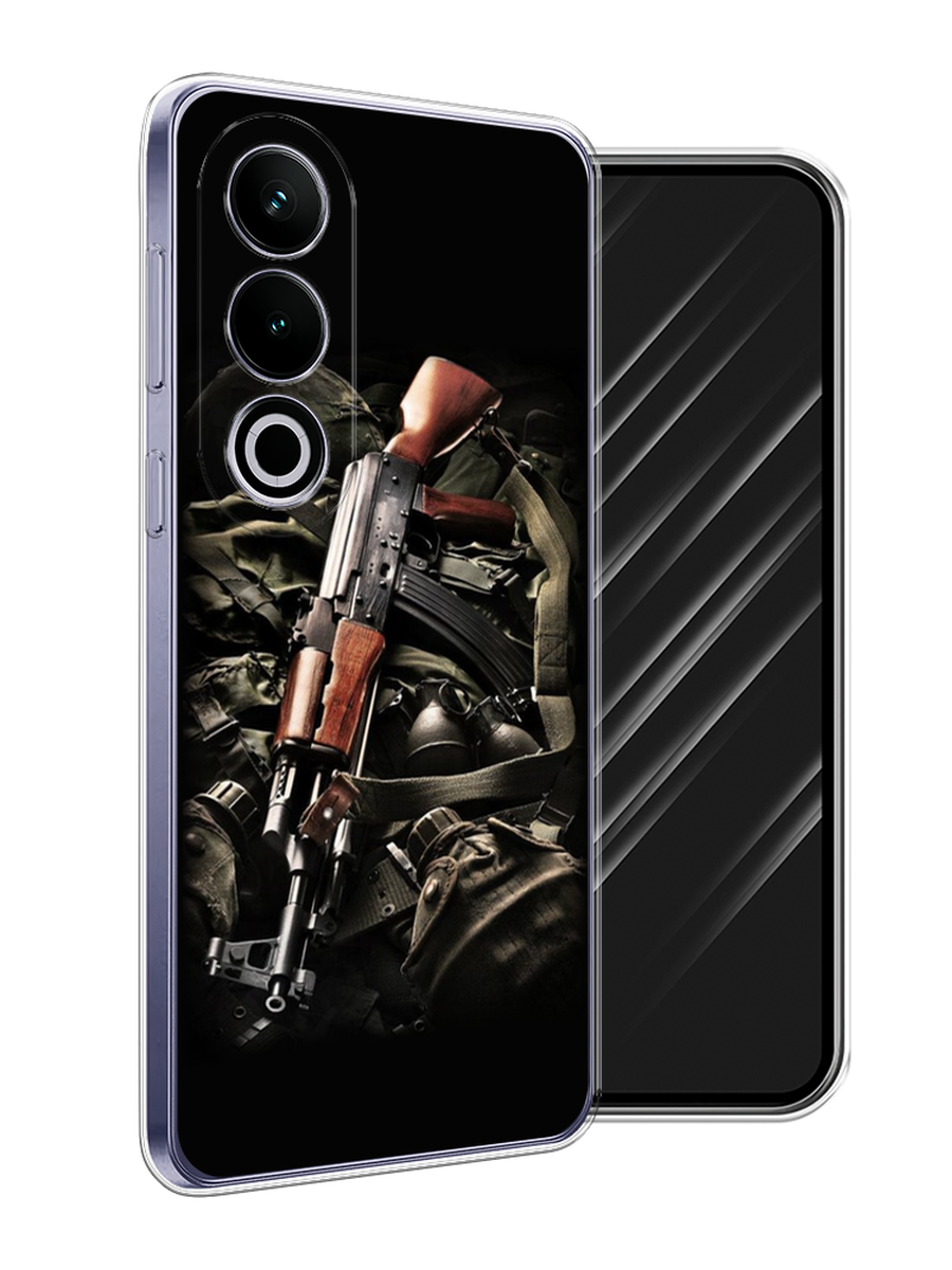 

Чехол Awog на OnePlus Ace 3V "Автомат", Черный;коричневый;серый, 154850-1