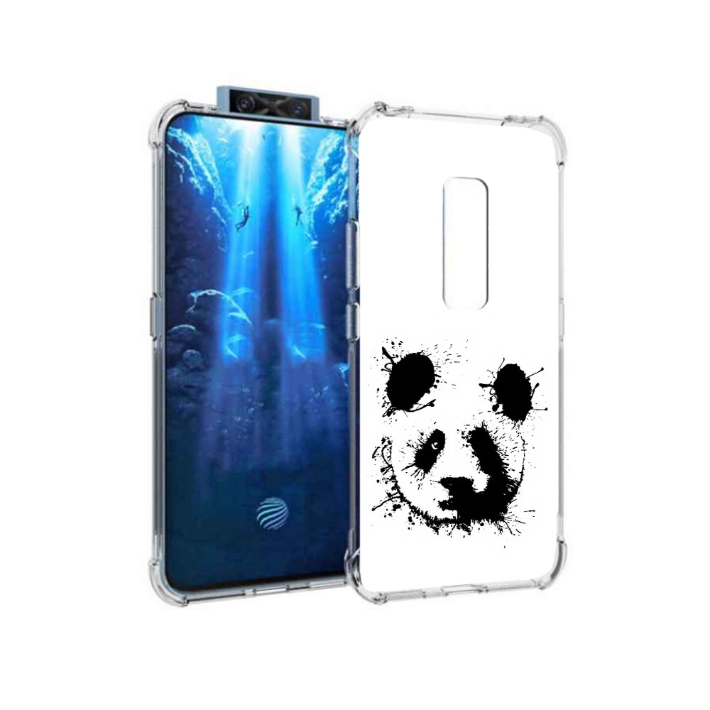 

Чехол MyPads Tocco для Vivo V17 Pro клякса-панда (PT226965.387.389), Прозрачный, Tocco