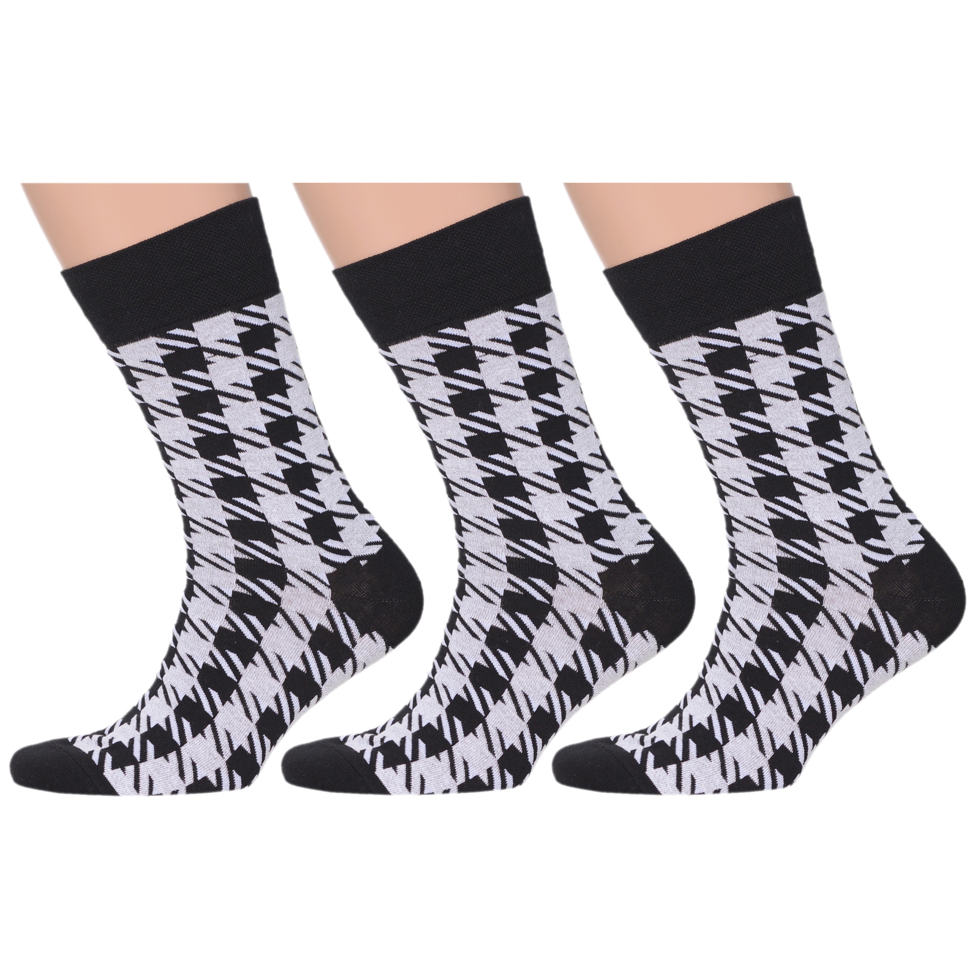 

Комплект носков мужских MoscowSocksClub msk3-М30 разноцветных 29, Черный;серый, msk3-М30