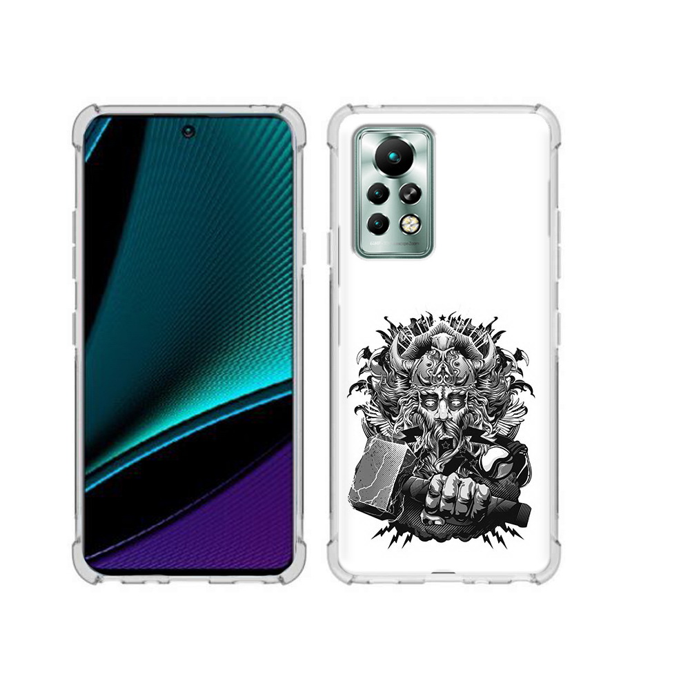 

Чехол MyPads Tocco для Infinix Note 11 Pro злой тор, Прозрачный, Tocco