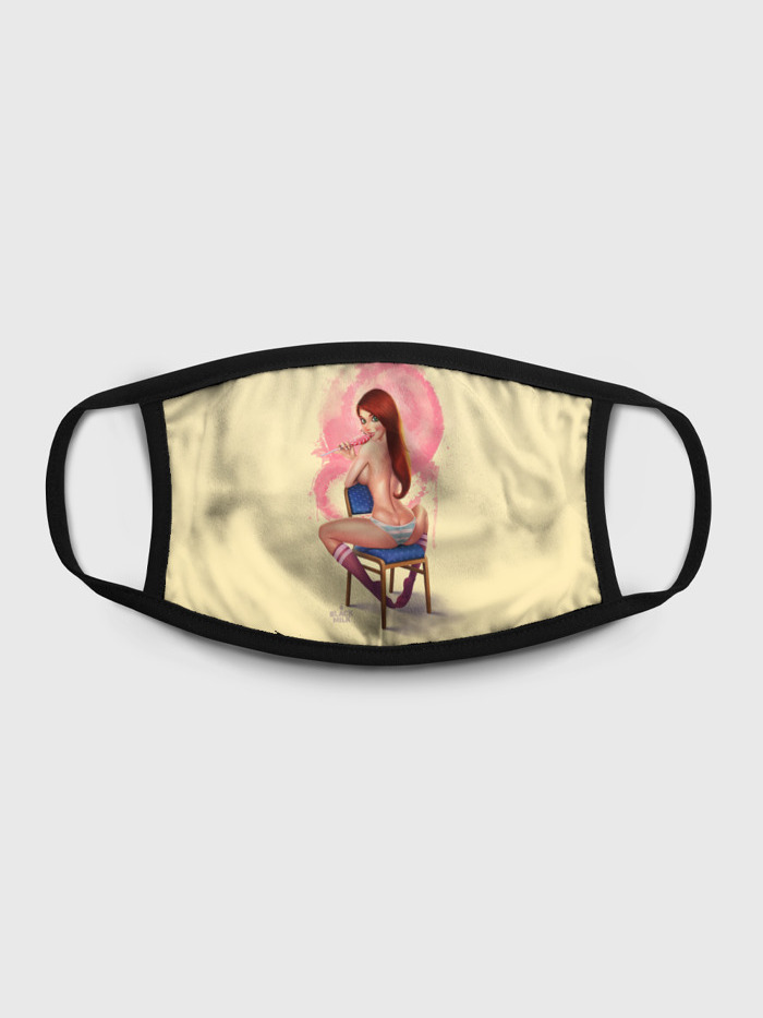 

Многоразовая маска унисекс Burnettie Pin Up Pop Art Girl, Разноцветный, Pin Up Pop Art Girl