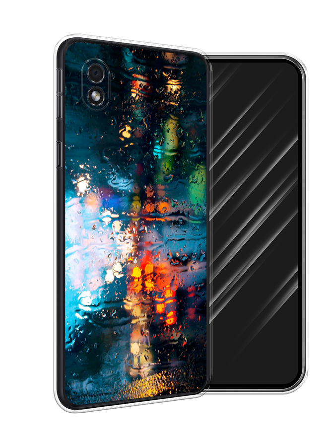 

Чехол Awog на Samsung Galaxy A01 Core / Самсунг A01 Core "Абстракция 28", Голубой, 2101250-3