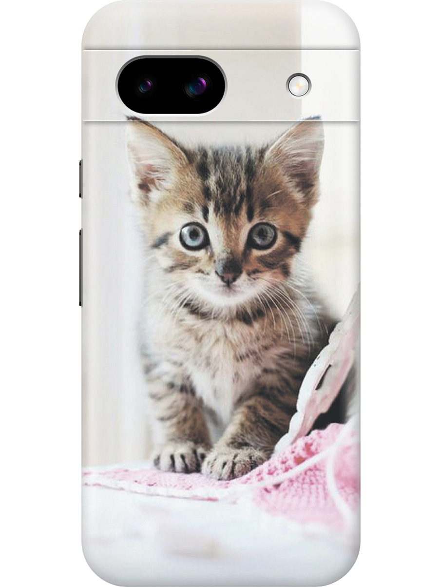 

Силиконовый чехол на Google Pixel 8a с принтом "Милый котенок", Прозрачный;белый;коричневый, 784809111
