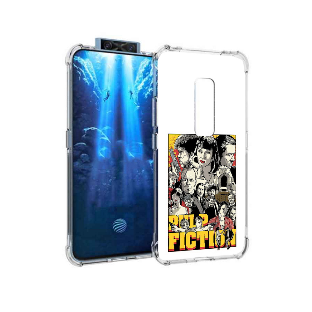 

Чехол MyPads Tocco для Vivo V17 Pro комикс картинка (PT226965.387.390), Прозрачный, Tocco