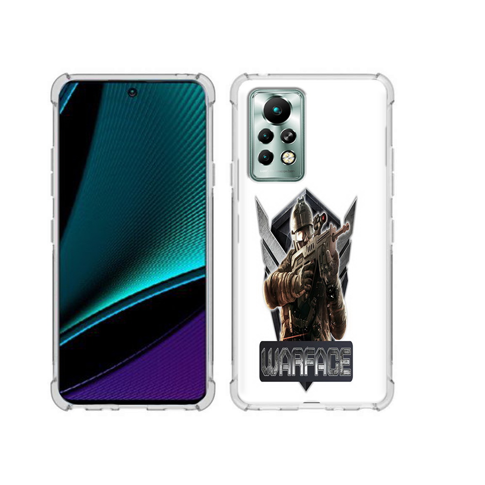 

Чехол MyPads Tocco для Infinix Note 11 Pro игра про войну, Прозрачный, Tocco
