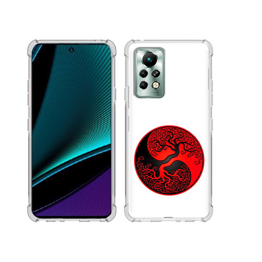 

Чехол MyPads Tocco для Infinix Note 11 Pro инь янь дерево, Прозрачный, Tocco
