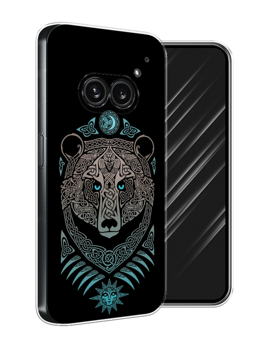 

Чехол Awog на Nothing Phone 2a "Кельтский медведь", Черный;серый, 3300350-1
