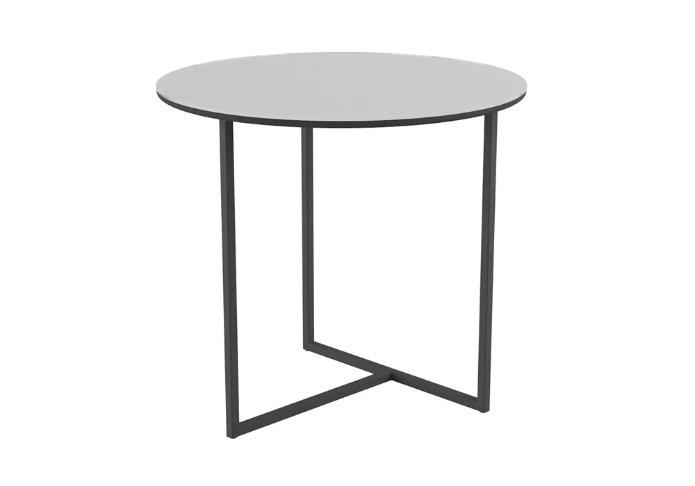 

Стол журнальный НОНТОН Альбано Glass, 55x55x50 см, белая лакобель, Альбано Glass