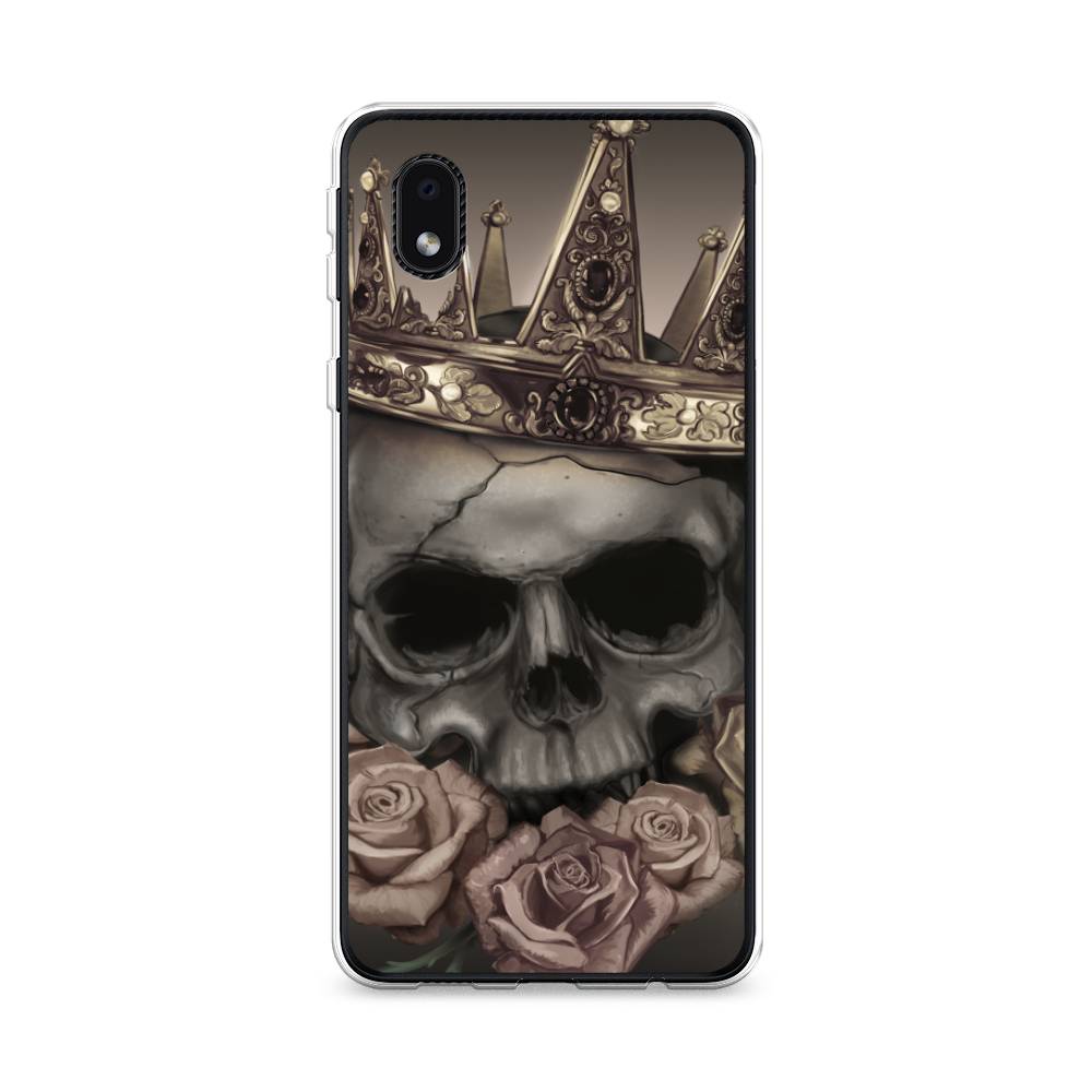 

Чехол Awog на Samsung Galaxy A01 Core / Самсунг A01 Core "Череп 22", Серый;черный;бежевый, 2101250-9