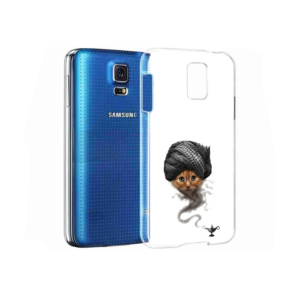 

Чехол MyPads Tocco для Samsung Galaxy S5 кот джин (PT12196.512.398), Прозрачный, Tocco