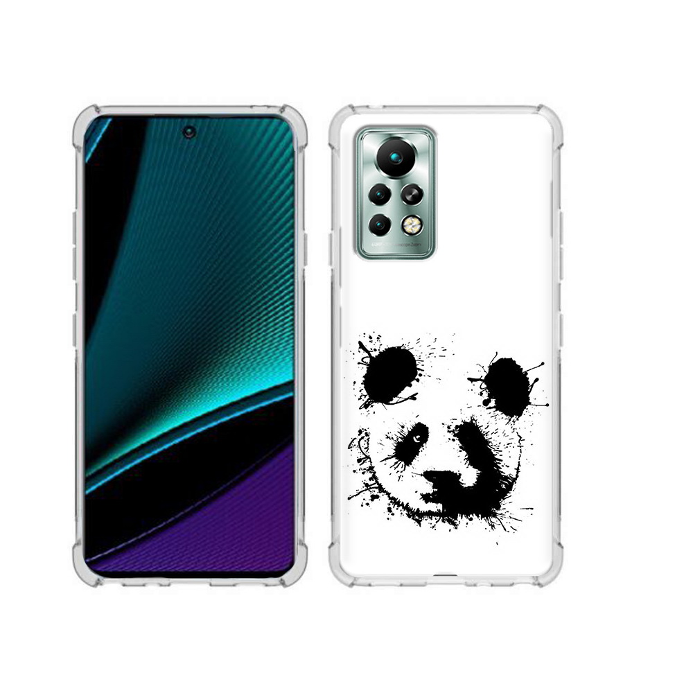 

Чехол MyPads Tocco для Infinix Note 11 Pro клякса-панда, Прозрачный, Tocco