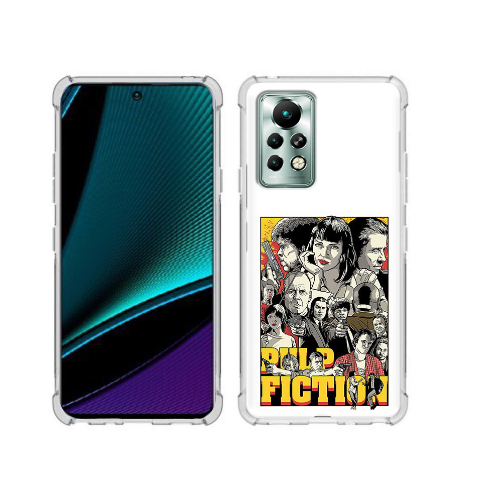 Чехол MyPads Tocco для Infinix Note 11 Pro комикс картинка