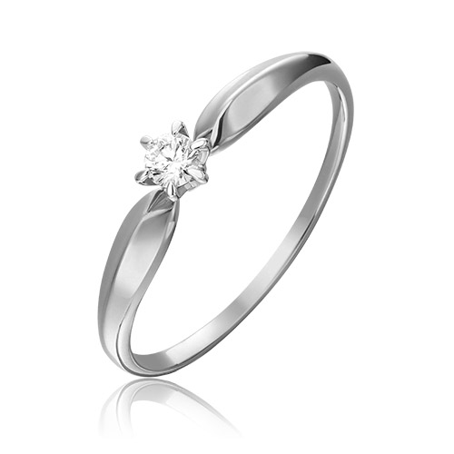 

Кольцо помолвочное из золота р. 17 PLATINA jewelry 01-0842-00-101-1120-30, бриллиант, 01-0842-00-101-1120-30