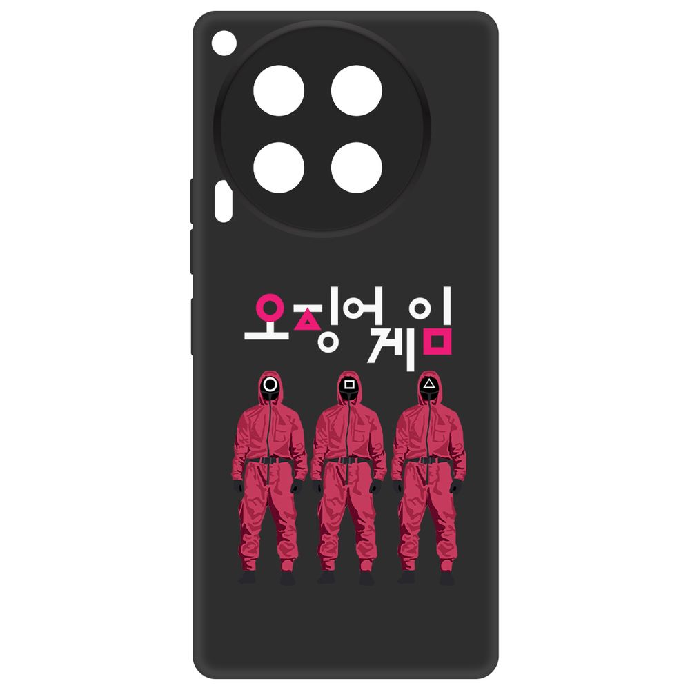 

Чехол-накладка Krutoff Soft Case Игра в кальмара-Персонал для TECNO Camon 30 черный