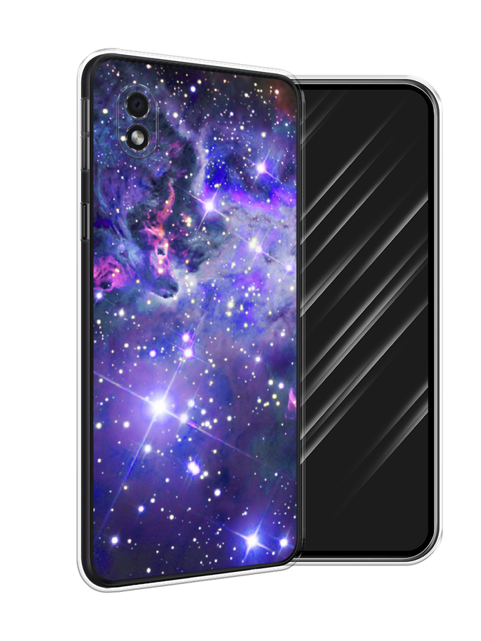 

Чехол Awog на Samsung Galaxy A01 Core / Самсунг A01 Core "Яркая галактика", Фиолетовый, 2101250-4