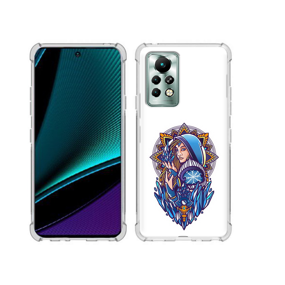 

Чехол MyPads Tocco для Infinix Note 11 Pro кристал мейден дота 2, Прозрачный, Tocco