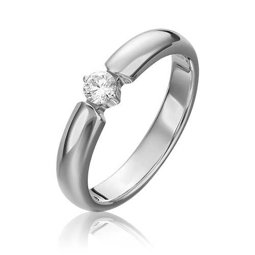 

Кольцо из золота р. 15 PLATINA jewelry 01-0858-00-101-1120-30, бриллиант, 01-0858-00-101-1120-30