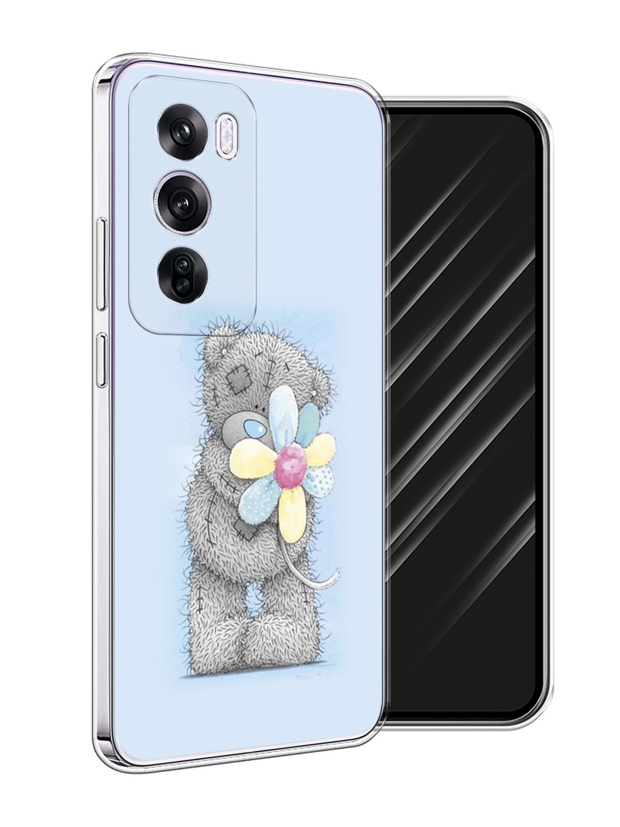 

Чехол Awog на Oppo Reno 12 Pro "Me to you с ромашкой", Голубой;серый;желтый, 2517150-1