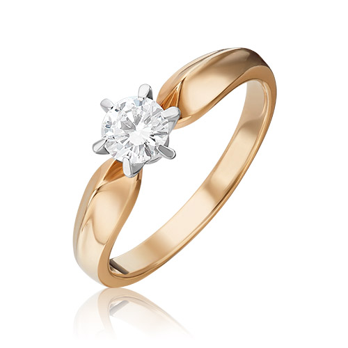 

Кольцо из золота р. , PLATINA jewelry 01-0916-00-101-1111-30, бриллиант, 01-0916-00-101-1111-30