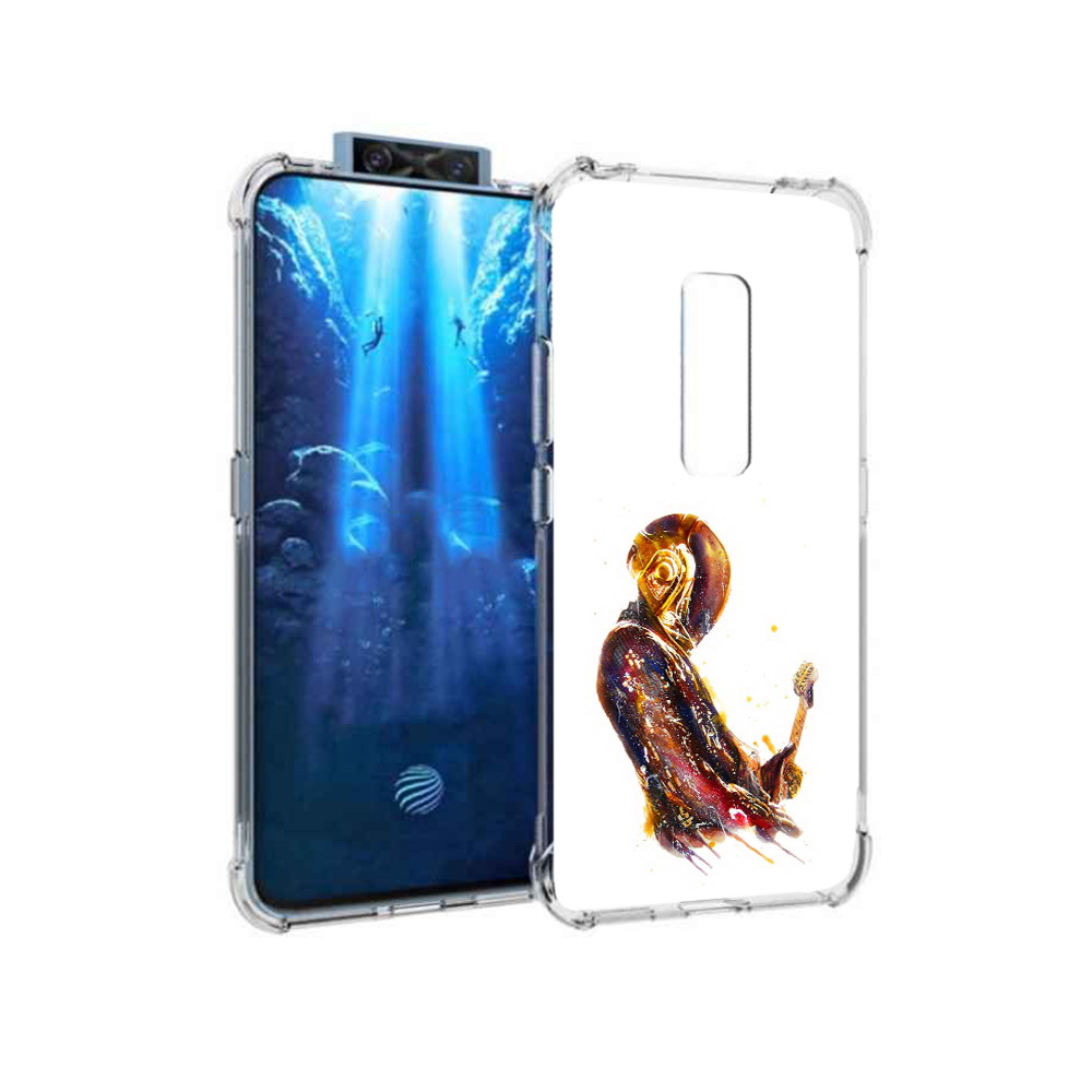 

Чехол MyPads Tocco для Vivo V17 Pro космо-музыкант (PT226965.387.393), Прозрачный, Tocco